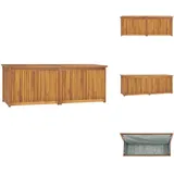 Vidaxl - Gartenbox 150x50x55 cm Massivholz Teak - Gartenbox - Teakholz Gartenmöbel - Außenaufbewahrung - Gartenorganisation - Wetterfestes Möbel