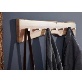 Massivmoebel24 Garderobenleiste Akazie 70 x 5 x 10 cm Beige