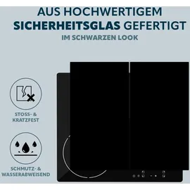 bremermann Abdeckplatte 2er Set 30 x 6 x 52 cm schwarz