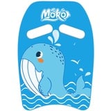 MoKo Kinder Schwimmbrett, Schwimmen Kickboard Trainingsausrüstung mit Griffen Cartoon Swim Float Schwimmtrainingsausrüstung Schwimm Board für Junge Mädchen - Blauer Wal