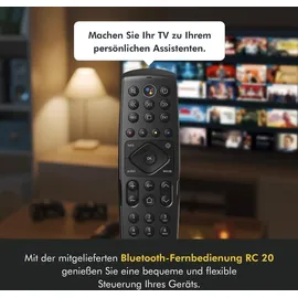 DreamBox Play UltraHD 4K Android TV 11 IP-Receiver Schwarz (Dual-WiFi, Bluetooth