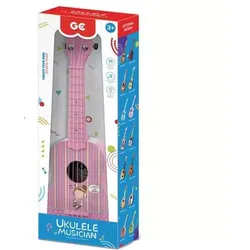 Musikinstrument Ukulele, 56 cm - rot