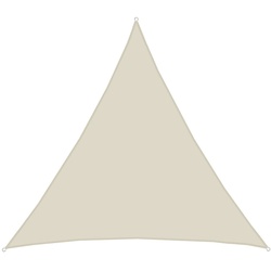 UPF50+ UV Sonnensegel 5x5x5 Polyester Dreieck Wasserabweisend Garten Segel Beige