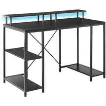 Beliani Gaming-Tisch CADDO Schwarz
