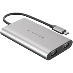 Targus HyperDrive Dual - Videoadapter - 24 pin USB-C zu HDMI, 24 pin USB-C - USB