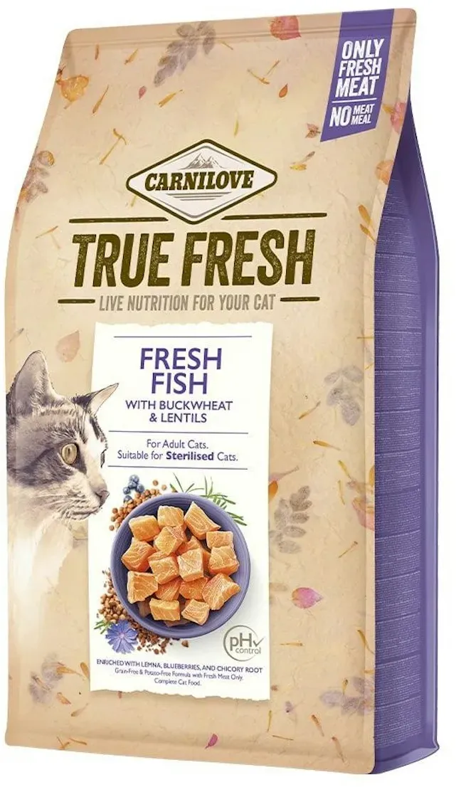 Carnilove TrueFresh Katze Trockenfutter / Fisch Fisch 1 x 4,8kg