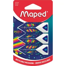 Maped Radiergummi Pyramide Pixel Party 3 St.