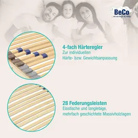 Beco Blue Star KF 28 Leisten Kopf- & Fußteil verstellbar 140 x 200 cm