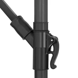 Uniprodo Ampelschirm Ø 300 cm neigbar bordeaux