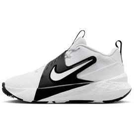 Nike Team Hustle D Basketballschuhe Kinder 101 - white/white-black 39