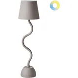 Beliani Tischlampe Beige
