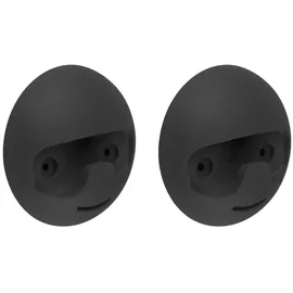 Emuca Napier Wandaufhänger, Schwarz, Kunststoff - Emuca