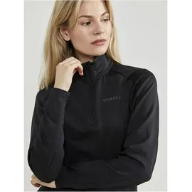 Craft Core Gain Midlayer 1/2-Zip Langarmshirt Damen 999000 black XXL