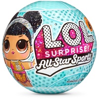 LOL SURPRISE All-Star Sports Basketball - Glitzernde Puppe mit 8 Überraschungen zum Auspacken - Inkl. Sammelkarte, Mode und Accessoires - Geschenk für Jungen und Mädchen ab 4 Jahren