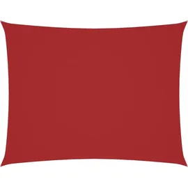 vidaXL Sonnensegel Oxford-Gewebe Rechteckig 4x6 m Rot