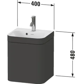 Duravit Happy D.2 Plus Waschtisch 40 x 36 cm (HP4633O60600000)