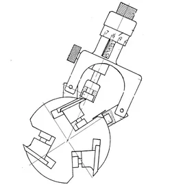 BRÜCK Magnet-Hobelmesser Einstell-Lehre 2 Stück