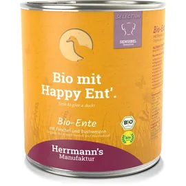 Herrmann's Manufaktur Herrmann's Bio Ente mit Bio-Fenchel und Bio-Buchweizen