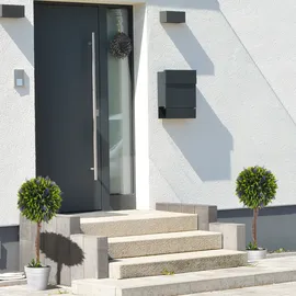 Homcom Kunstpflanze im 2er-Set mit Kunstmoos