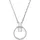 Swarovski Constella Halskette Weiß Kristall Silber