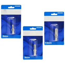 Druckluft Stecker mit Schlauchanschluss 6 9 13 mm männlich