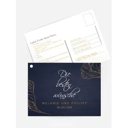 Hochzeitseinladungen selbst gestalten mit Spruch und Fotos im Onlinedesigner bei Meine-Kartenmanufaktur.de