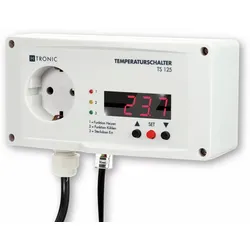 H-TRONIC Temperaturregler-Steckdose TS125