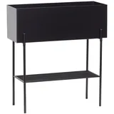 Hübsch Pflanzkasten 70 x 28 x 76 cm Schwarz