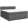vidaXL Boxspringbett 180 x 200 cm Dunkelgrau