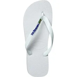 havaianas Brasil Logo Weiß 46