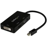 Startech Mini DisplayPort Adapter 3-in-1 1920x1200 Schwarz