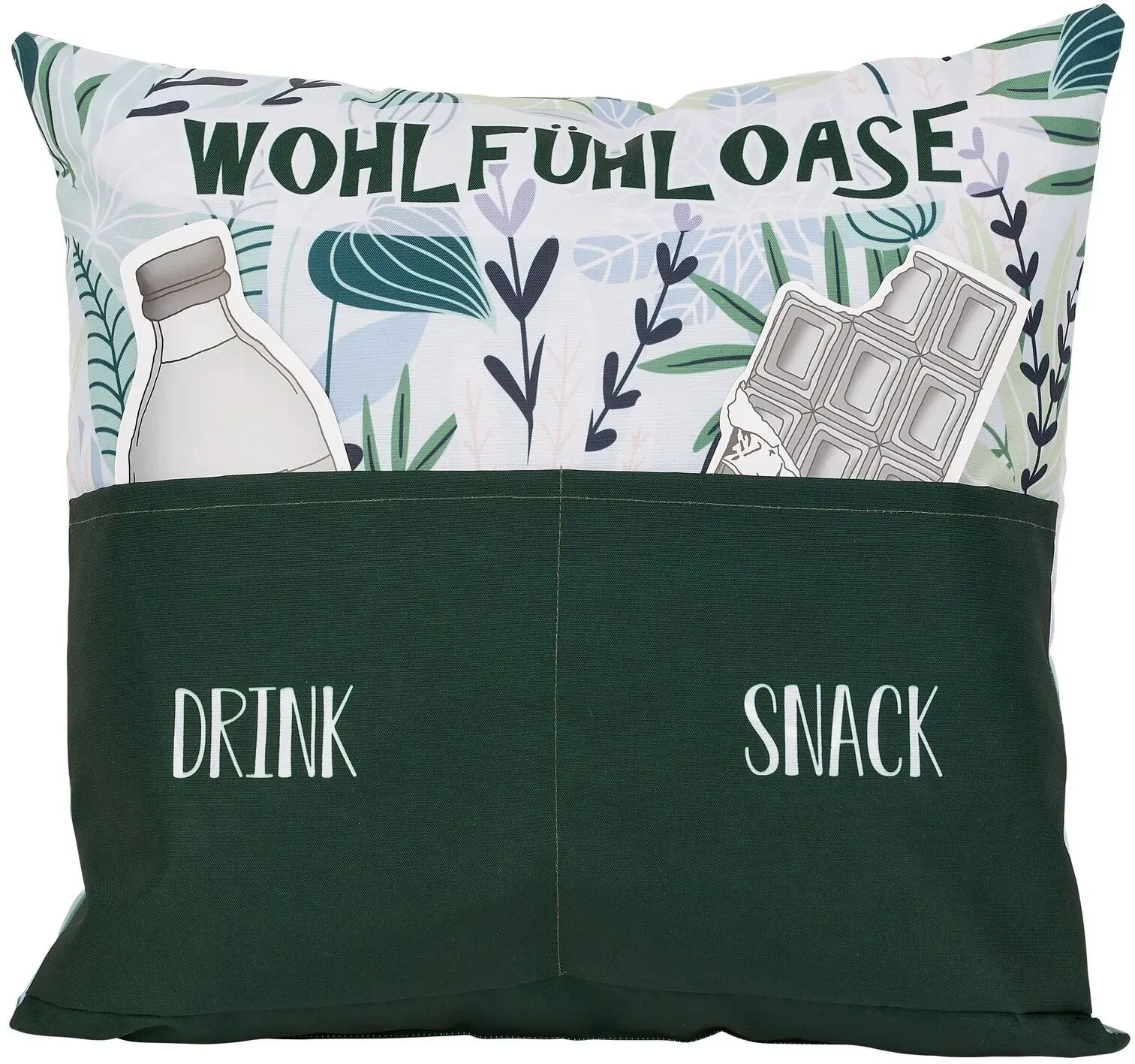 Outdoor Kissen mit Taschen - Wohlfühloase