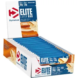 Dymatize Elite Layer Bar White Choc Vanilla - Caramel 18x(2x30g)-Protein Riegel One Size