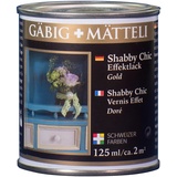 Gäbig+Mätteli Shabby Chic Effektlack Gold glänzend 125 ml