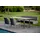 Niehoff Noah Gartentisch 160 x 95 x 76 cm Silberfarben