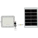 V-Tac VT-80W-W 7842 LED-Flutlichtstrahler, Solarmodul 19 W Neutralweiß Weiß