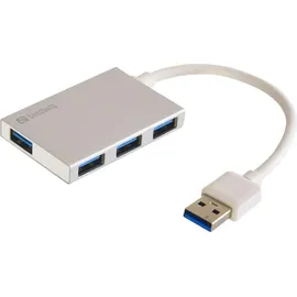 Sandberg USB 3.0 Pocket Hub - Hub - 4 x SuperSpeed USB 3.0