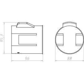 Kaiser Einbaugehäuse ThermoX-LED 9320-21