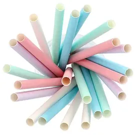 Papstar Bubble Tea Halme Papier Ø 12 mm 20 cm 1200 St. Bunt