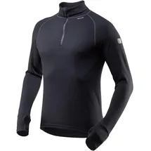 Devold Expedition Merino 235 Zip Neck Langarmshirt schwarz L