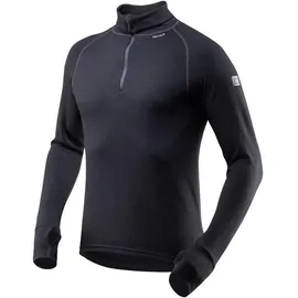 Devold Expedition Merino 235 Zip Neck Langarmshirt schwarz L