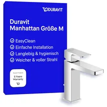 Duravit Manhattan Einhandmischer Chrom
