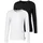 H.I.S. H.I.S (Packung, 2er-Pack) Doppelpack Unterziehshirt aus Baumwoll-Mix schwarz|weiß S