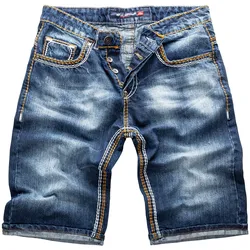 Rock Creek Shorts Jeansshorts dicke Naht Regular Fit
