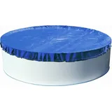 Starmatrix Abdeckplane Rund 450/460 cm Blau mit Übermaß Sommer & Winter Pool Schwimmbad