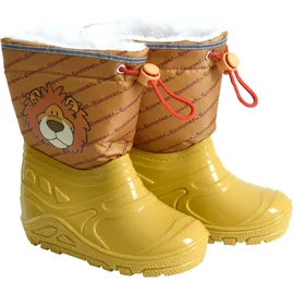 Estexo Kinder Stiefel Regenstiefel Thermostiefel Unisex Gelb Löwe 23