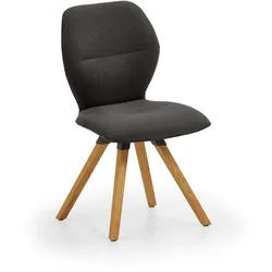 Niehoff Sitzmöbel Merlot Design-Stuhl Stativ-Gestell Massivholz/Stoff Venice - Wildeiche