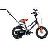 Sun Baby Kinderfahrrad Jungen Fahrrad Stützräder 12 14 16 Zoll ab 2-6 Jahre BMX Kinder Fahrrad (12 Zoll, Orange)