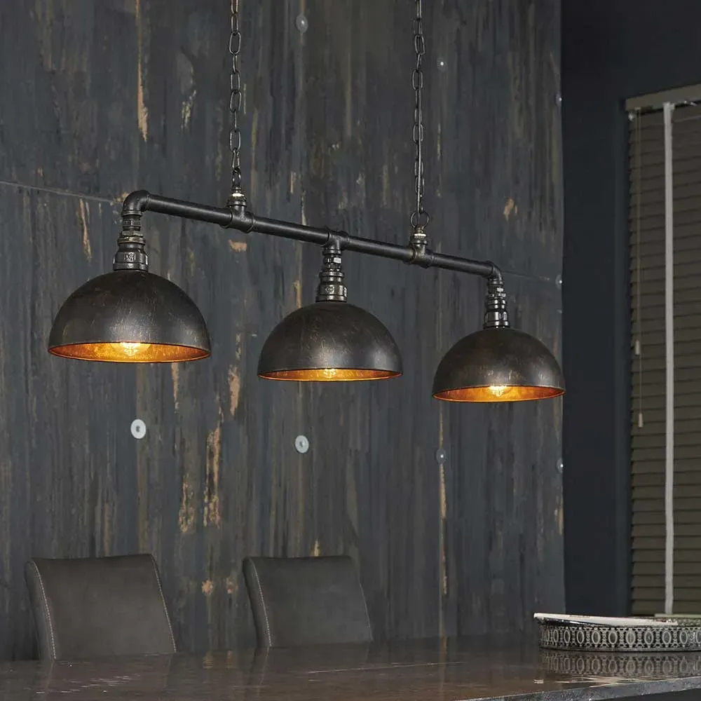 Pendelleuchte in Schwarz Industriedesign