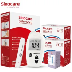 Sinocare Safe-Accu Blutzuckermessgerät 100 Streifen/Lanzette